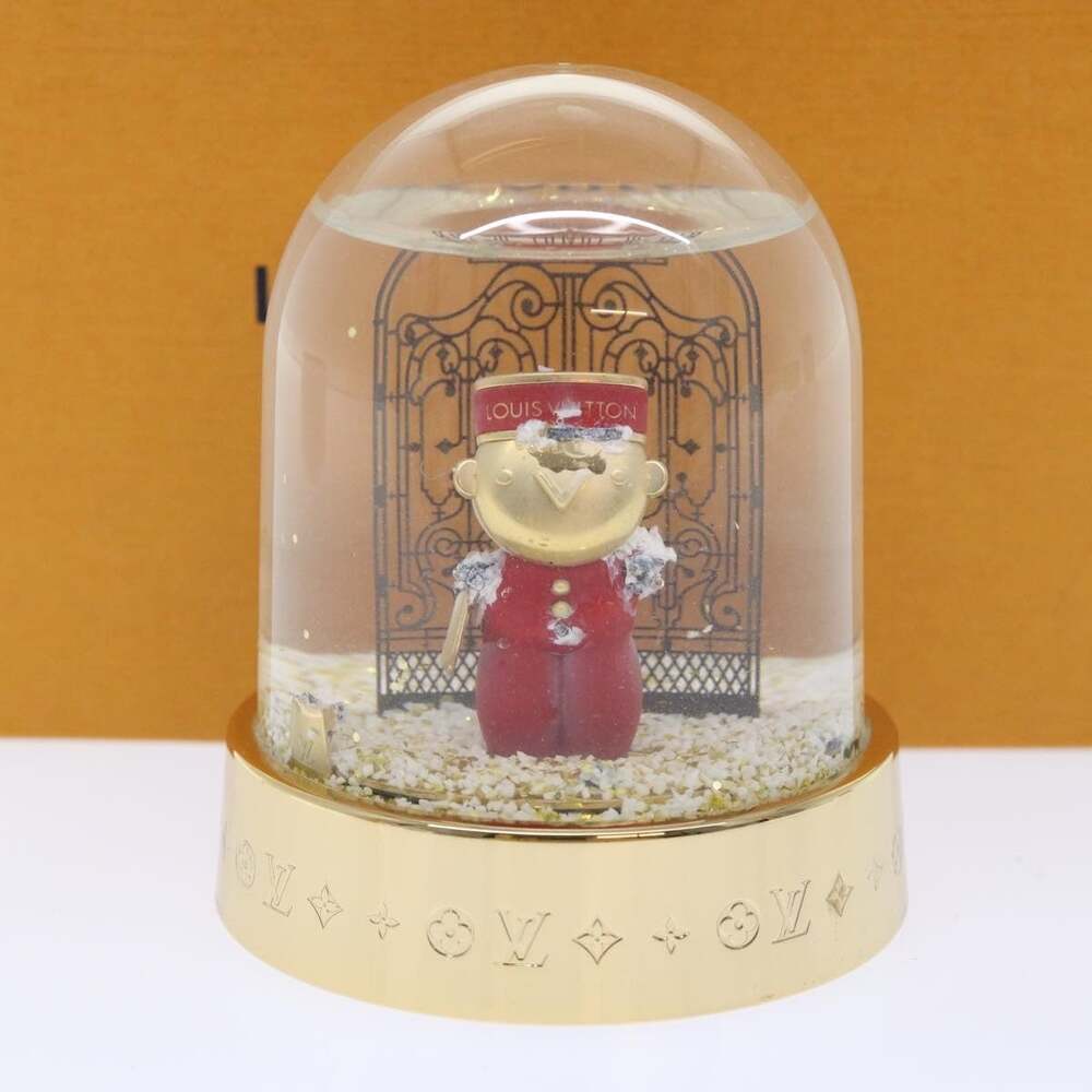 Louis Vuitton Gaston Snowball Snow Globe White